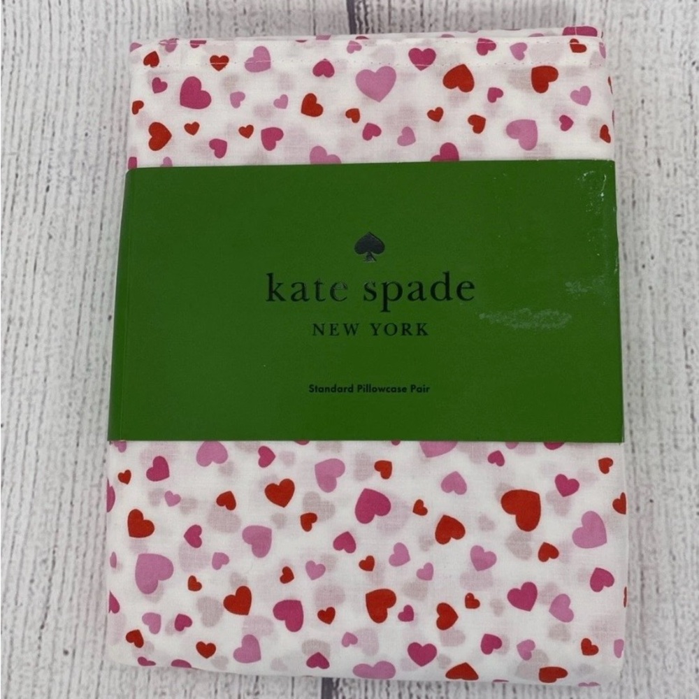 Kate Spade ♠️ Pink 💕 and Red ♥️ Hearts Pillowcases